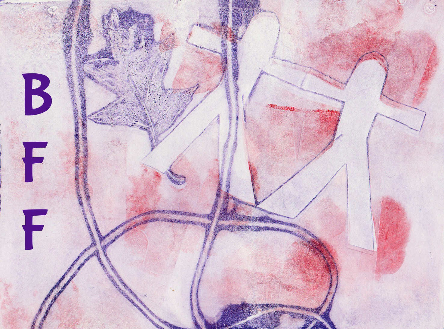 [Artwork] Gelatin Plate Monotype